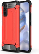Voor Huawei Honor 30 Magic Armor TPU + PC Combinatie Case (Rood)