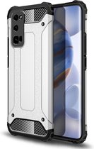 Voor Huawei Honor 30 Pro Magic Armor TPU + PC Combinatie Case (Zilver)