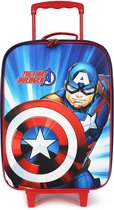 Captain America / The Avengers 3D kinderkoffer - reiskoffer - trolley 50cm