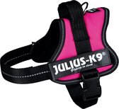 Julius k9 power-harnas / tuig voor labels fuchsia - mini/51-67 cm - 1 stuks