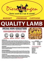 Budget premium catfood quality lamb - 15 kg - 1 stuks