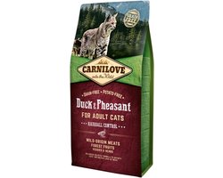 Carnilove duck / pheasant hairball - 6 kg - 1 stuks