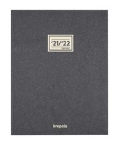 Brepols Schoolagenda 2021-2022 - A4 16 mnd - Essenz - Zwart - 21 x 27 cm