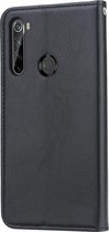 Voor Xiaomi Redmi Note 8T Kneed Skin Texture Horizontaal Flip Leren Case met Fotolijst & Houder & Kaartsleuven & Portemonnee (Zwart)