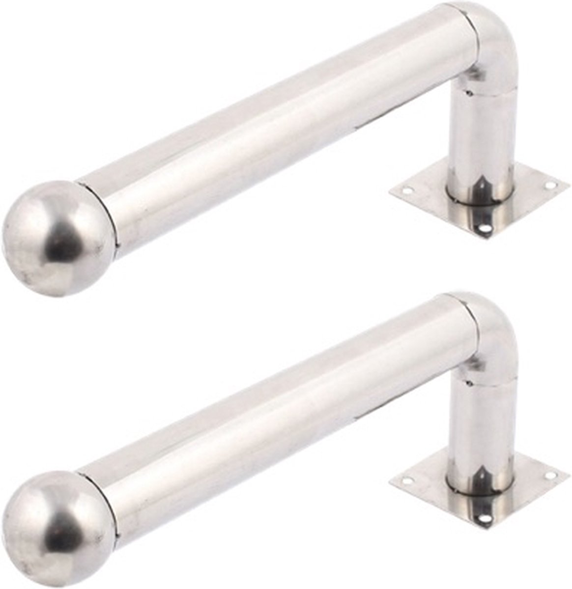 WL4 AIR-LF30L montage L-paal set 30cm van RVS voor AIR-B60-2 detector set