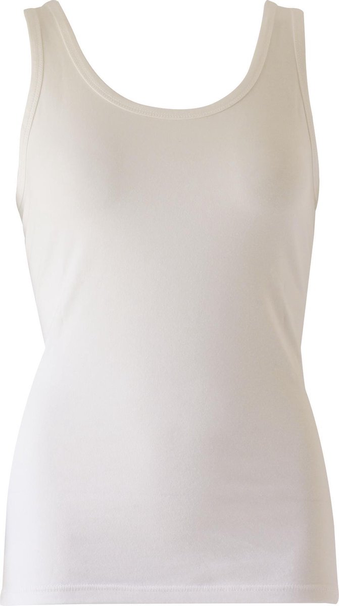 MOOI! Company - Basis Top Bonny - Hemdje met brede bandjes - Aansluitend model - Kleur Ecru - XL
