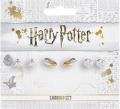 Harry Potter: Earring Set Deathly Hallows - Golden Snitch -