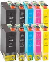 10 x inktsjop Huismerk Cartridges voor Epson 33XL T3351 t/m T3364 T3357  Expression Premium XP530, XP540, XP630, XP635, XP640, XP645, XP830, XP900, XP7100 (10set)