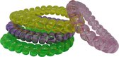 Jessidress Haarelastiekjes Spiraal Telefoonkabel Stevig Spiralen Elastieken Transparante Kleuren - Groen