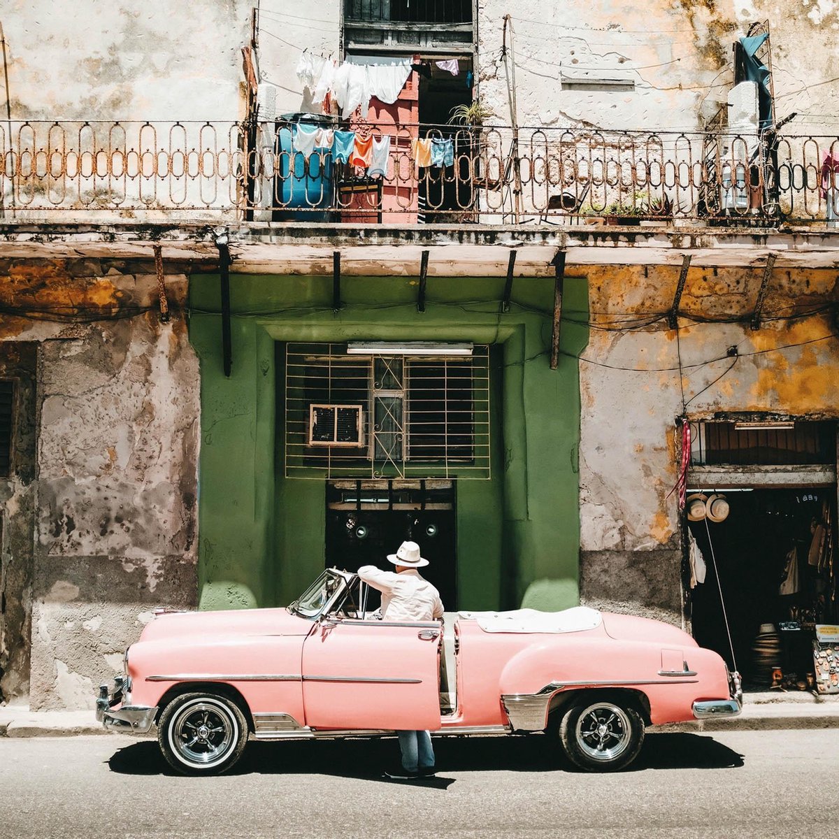 - travel stories 004 | bohemian | 74x74cm - roze - 74x74x