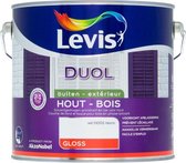 Levis Duol - Hout Buiten - Primer & Lak - Hoogglans - Wit - 2.5L