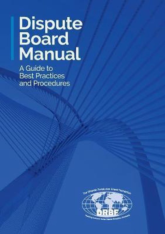 Dispute Board Manual - cover