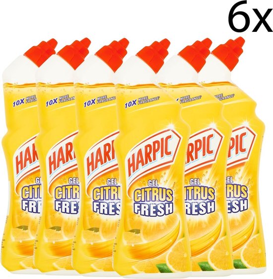 Harpic WC-reiniger Gel Citrus Fresh - 750ml x6