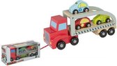 Autotransporter en Wagen Woomax Hout - Speelgoed - Kinderen