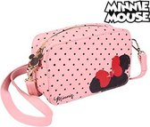 Schoudertas Minnie Mouse (19 x 12,1 x 6,5 cm) Roze