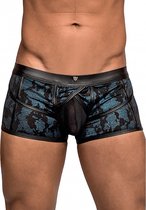 Strappy Short  - Blue/Black