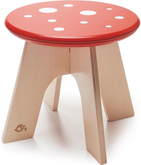 Tender Leaf Toys Kinderkruk Toadstool 34,5 Cm Hout Rood van Tender Leaf Toys — afbeelding 2