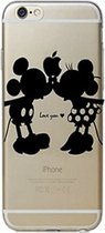 Apple iPhone 4/4S softcase silicone hoesje met Mickey & Minnie Mouse Disney motief