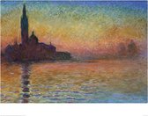 Poster - Monet San Giorgio Maggiore By Twil - 80 X 60 Cm - Multicolor