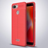 TPU schokbestendige hoes voor Xiaomi Redmi 6 (rood)