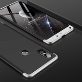GKK PC 360 graden volledige dekking Case voor Xiaomi Mi Mix 2S (zwart + zilver)
