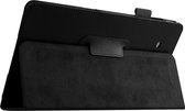 Litchi Texture Horizontale Flip Effen Leren Case met Houder voor Galaxy Tab E 9.6 / T560 / T561 (Zwart)