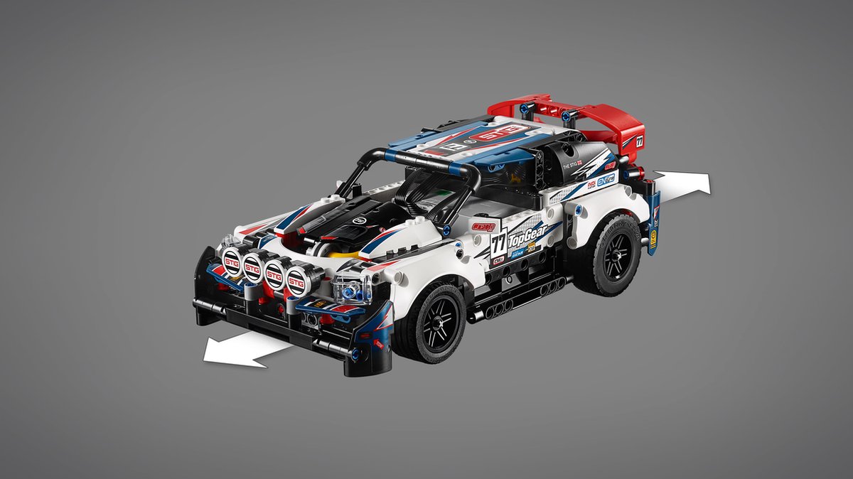LEGO Technic App-Controlled Top Gear Rally Car 42109 — afbeelding 10