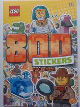 LEGO Stickerboek - 800 stickers - Plak en Puzzel - spelletjes en doeboek - zoek de verschillen etc