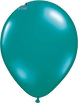 Grote Turquoise metallic ballonnen.