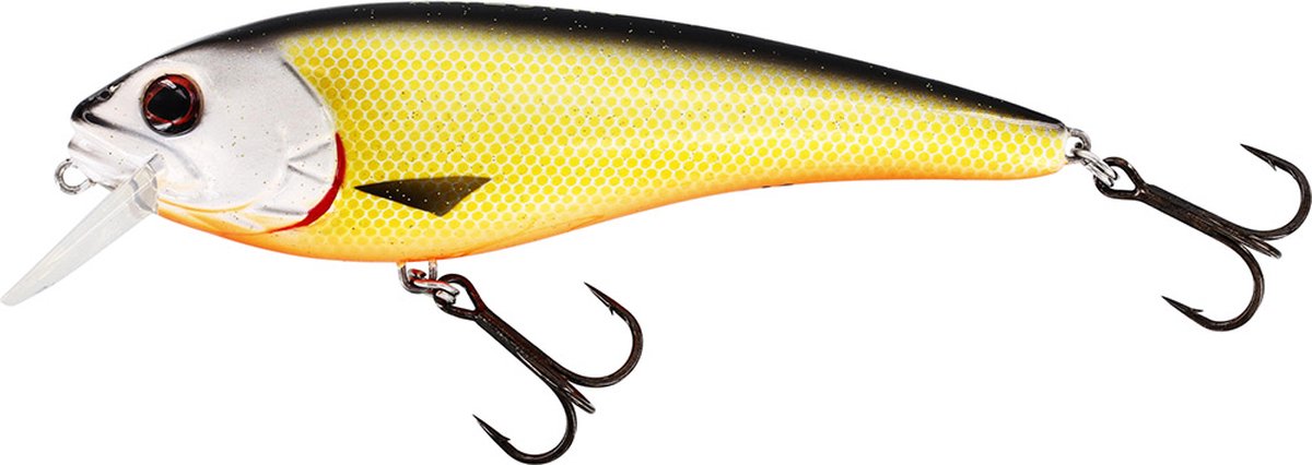 Westin RawBite Crankbait - Floating - Official Roach - 15cm - 61g - Geel