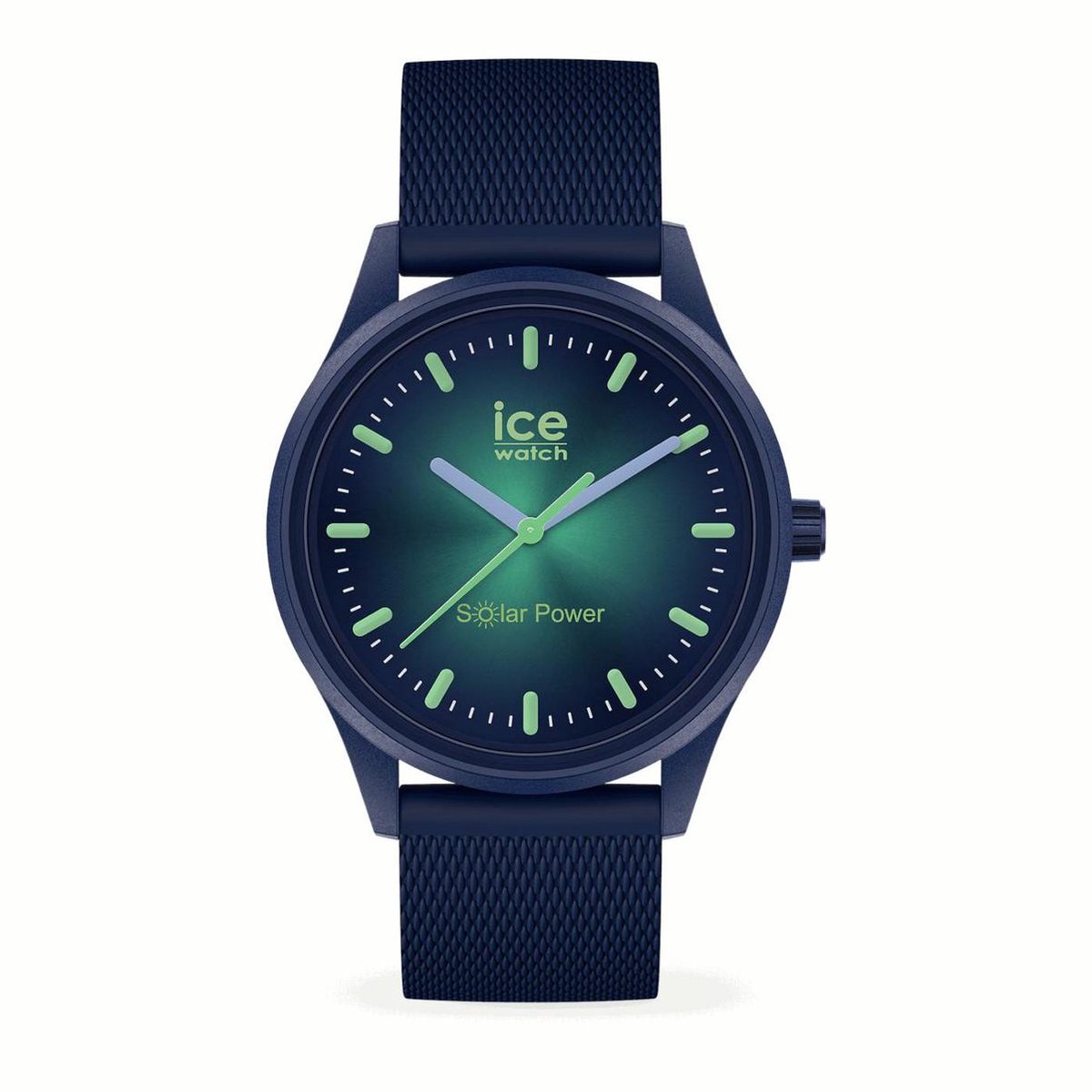 Ice-Watch ICE solar power IW019032 horloge - Siliconen - Blauw - 40mm