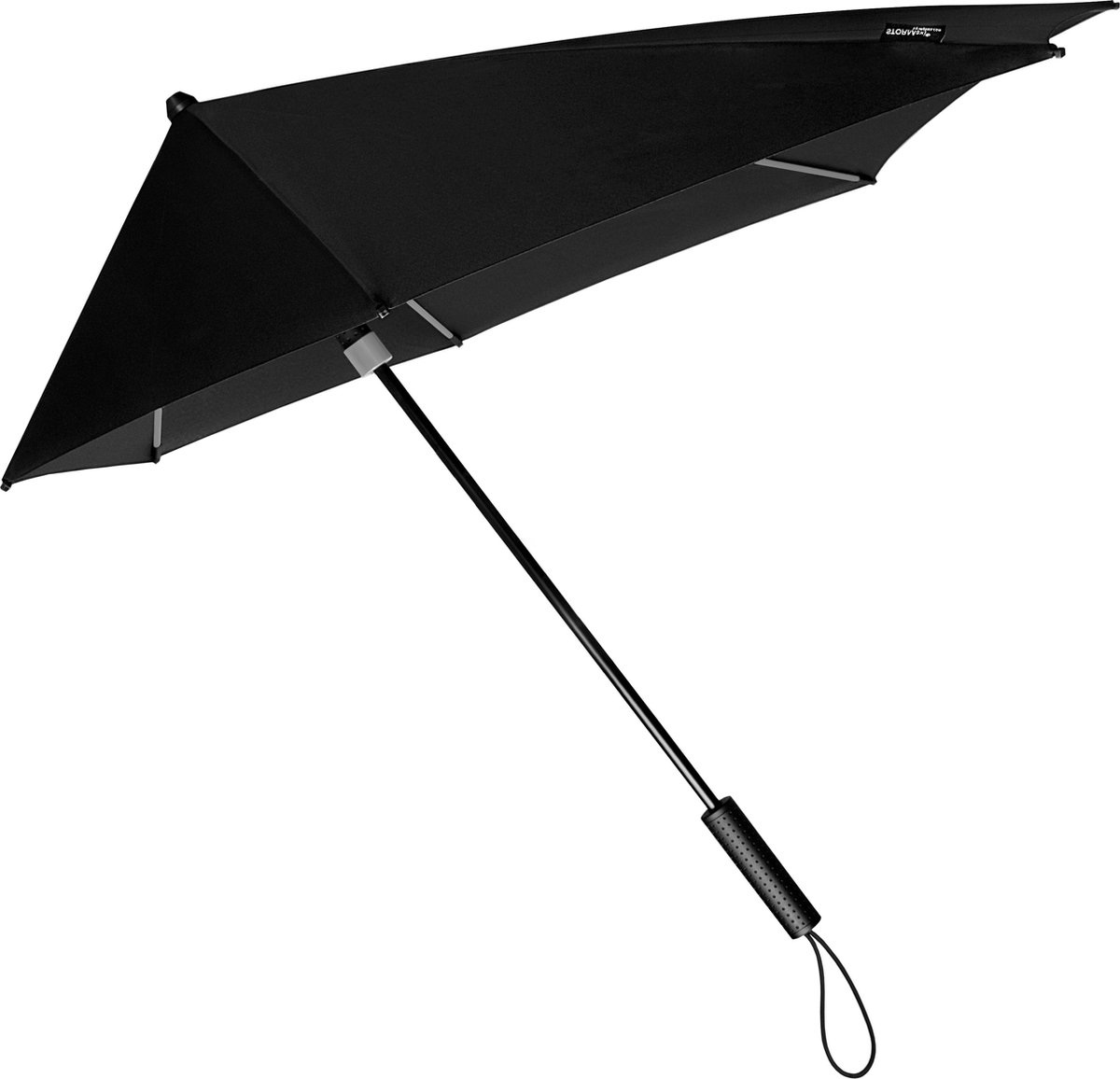 STORMaxi - Stormparaplu - Geschikt voor Windvlagen tot 100km/h - Ø 100 cm - Zwart/Grijs