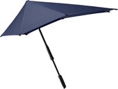 Senz Paraplu / Stormparaplu - Opvouwbaar - Automatisch Open - Large Stick Storm Umbrella - BlauwBlauw