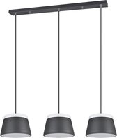 LED Hanglamp - Iona Barnaness - E14 Fitting - 6-lichts - Rond - Mat Zwart - Aluminium