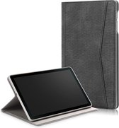 Voor Samsung Galaxy Tab A 10.1 (2019) T510 / T515 Elektrisch geperst horizontaal Flip lederen tas met kaartsleuf (zwart)