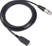 TY18 USB-C / Type-C Male naar Cannon Female Microfoon Opnamekabel, Kabellengte: 2m