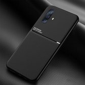 Voor vivo X30 Classic Tilt Strip Grain Magnetisch Schokbestendig PC + TPU-hoesje (zwart)