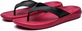 Lichtgewicht en comfortabele draagbare strandschoenen pantoffels voor heren (kleur: rood maat: 44)