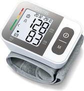 Sanitas SBC 15 Pols-bloeddrukmeter, volautomatische bloeddruk- en hartslagmeting, waarschuwingsfunctie bij mogelijke hartritmestoornissen