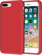 iPhone 7/8 plus hoesje rood - iPhone 7/8 plus siliconen case - hoesje Apple iPhone 7/8 plus rood – iPhone 7/8 plus hoesjes cover hoes - telefoonhoes iPhone 7/8 plus