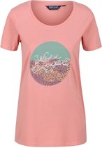 Regatta Filandra IV Katoenen T-Shirt Voor Dames Roze