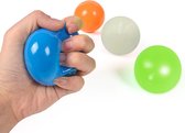Sticky Balls - 4 Stuks - Fidget toy- Glow in the Dark - Stressbal - TikTok
