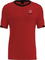 Padl poly t-shirt - sr - padel - red/black - S