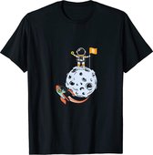 Bitcoin Cryptocurrency T-shirt - 'Naar de Maan' / 'To the Moon' - Zwart - Maat M - Heren