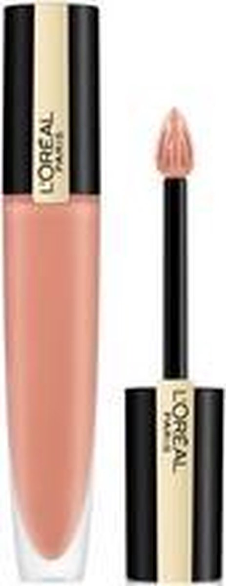 Rode L'Oréal Paris vloeibare lippenstift met applicator.