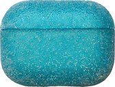 Airpods Pro Hoesje – Glitter Hard Case – Blauw