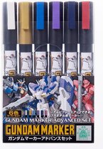 Mr.Hobby: Gundam - Marker Advanced Set (6 Pen)