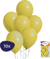 Gele Ballonnen - Helium Ballonnen - Verjaardag Versiering - Feestversiering - 10 stuks