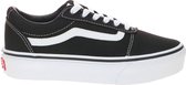 Vans MY Ward Platform Meisjes Sneakers - (Canvas) Black/White - Maat 38