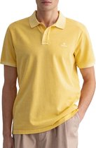 Gant - Sunfaded Polo Geel - Regular-fit - Heren Poloshirt Maat XXL